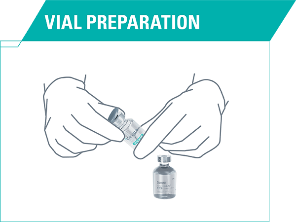 Step 1: Vial preparation